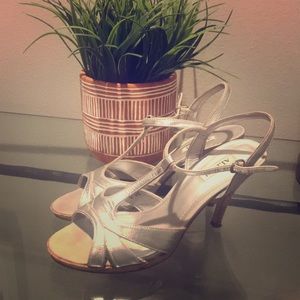 Silver Dressy Heels
